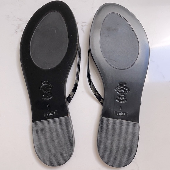 Jcrew patent leather leopard thong sandal - Picture 4 of 4